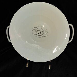 RAYMOND LOEWY'S ROSENTHAL Vegetable Bowl with handles in Script Pattern